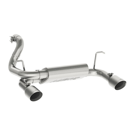 MBRP Installer Series 2.5" Aluminized Axle Back System MBRP S5529AL Installer Series 2.5" Aluminized Axle Back System for 18-22 Jeep Wrangler JL