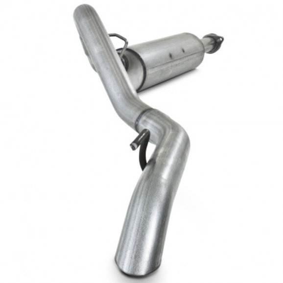 MBRP Installer Series Cat Back Exhaust System in Aluminized Steel MBRP S5520AL Installer Series Cat Back Exhaust System in Aluminized Steel for 04-06 Jeep Wrangler Unlimited 4.0L I-6 Engines