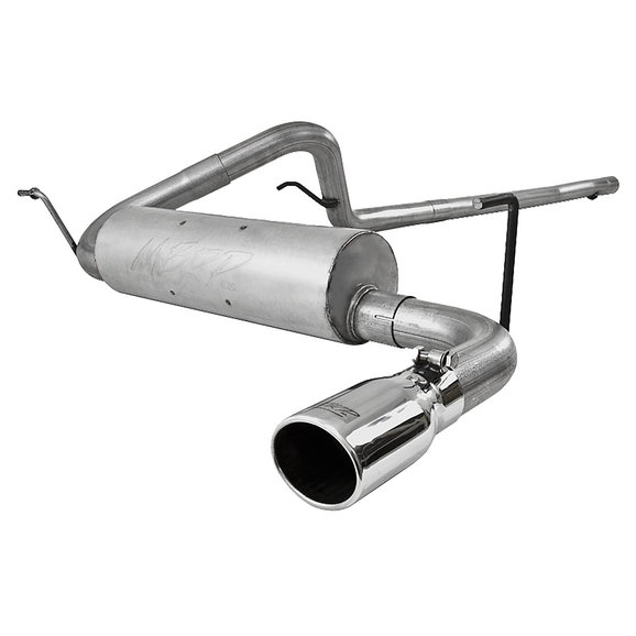 MBRP Installer Series Cat Back Exhaust System in Aluminized Steel MBRP S5502AL Installer Series Cat Back Exhaust System in Aluminized Steel for 07-11 Jeep Wrangler Unlimited JK 4 Door with 3.8L V6 Engine