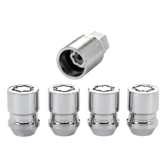 McGard Chrome Cone Seat Wheel Lock Set McGard 24157 Chrome Cone Seat Wheel Lock Set for 16-23 Toyota Tacoma