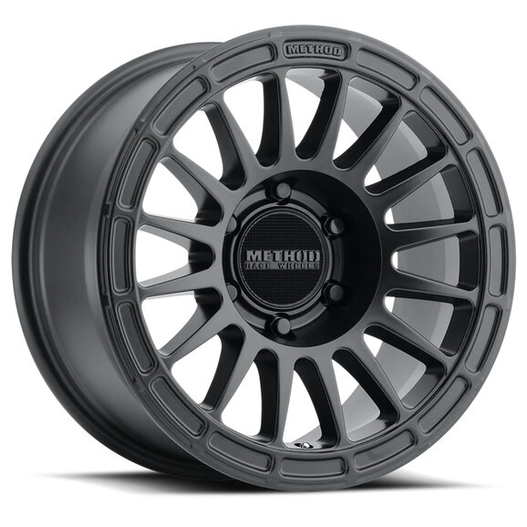 Method Race Wheels Standard Series 314 Wheel Method Race Wheels MR31477512530 Standard Series 314 Wheel 17x7.5 with 5.50in Backspace Matte Black for 87-06 Jeep Wrangler YJ & TJ