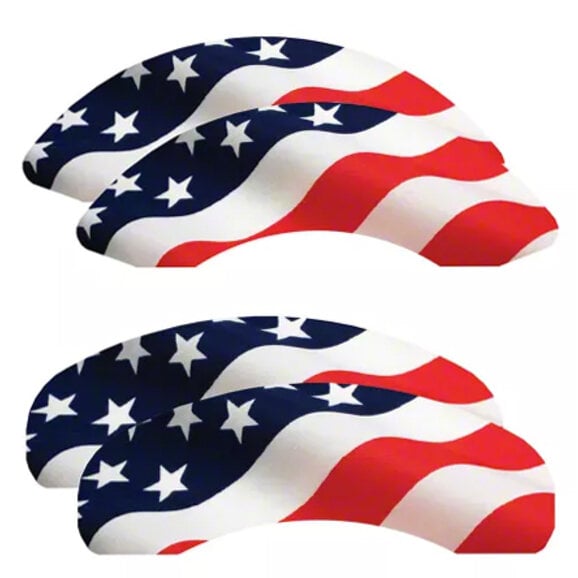MGP Caliper Covers Stars & Stripes Brake Caliper Covers MGP Caliper Covers Stars & Stripes Brake Caliper Covers for 18-26 Jeep Wrangler JL