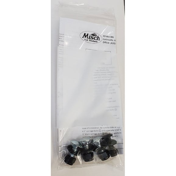 Misch 4X4 Big Boy Seat Bracket for 1821 Jeep Wrangler JL & Gladiator