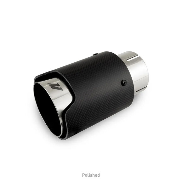 Mishimoto Carbon Fiber Exhaust Tip Mishimoto Carbon Fiber Exhaust Tip with 2.5" Inlet & M Logo