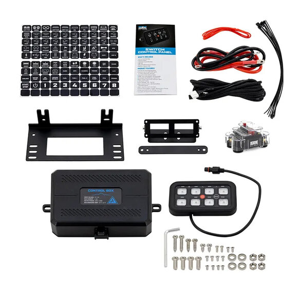 Mishimoto Borne Offroad 8-Gang Switch Controller Mishimoto BNLT-GANG-8 Borne Offroad 8-Gang Switch Controller