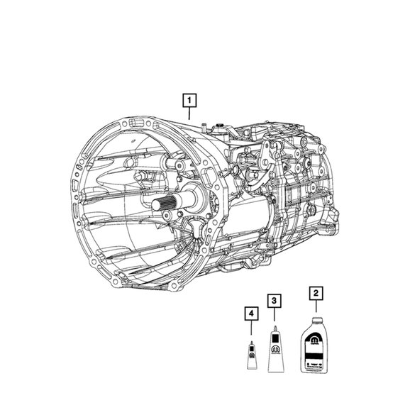 Mopar Anaerobic Sealant Mopar 4318083AC Anaerobic Sealant for 18-22 Jeep Wrangler JL & Gladiator JT 3.6L V6