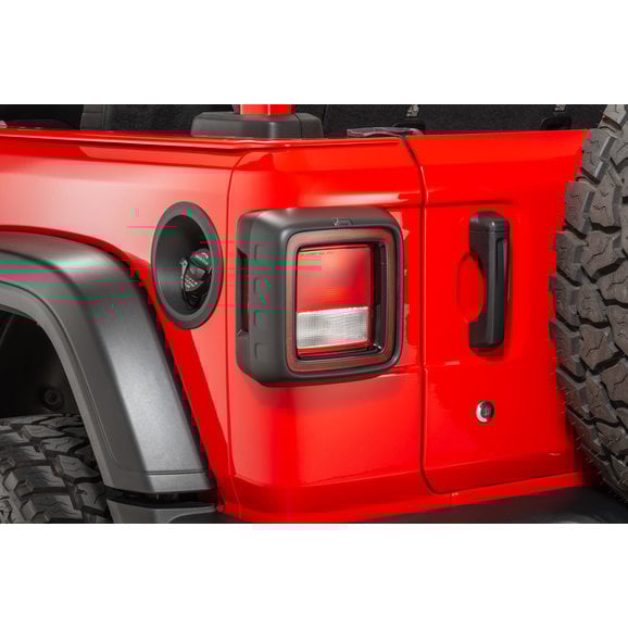 Mopar Tail Light Guards Mopar 82215130AB Tail Light Guards for 18-20 Jeep Wrangler JL with Factory Halogen Taillights
