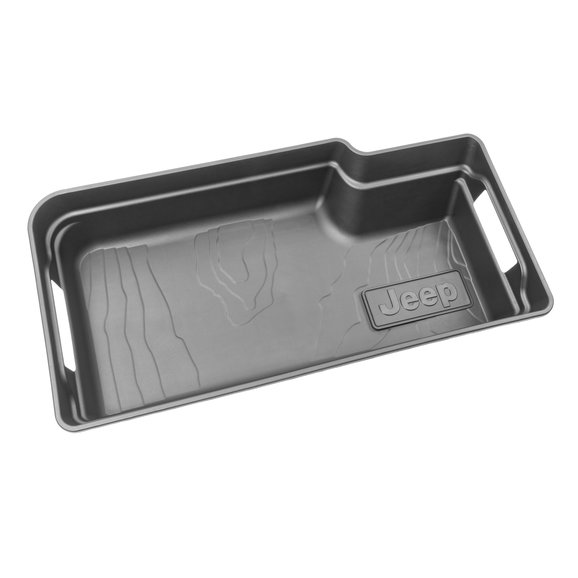 Mopar Rear Cargo Tub Liner Mopar 82215670AC Rear Cargo Tub Liner for 18-20 Jeep Wrangler JL with Diesel Engines