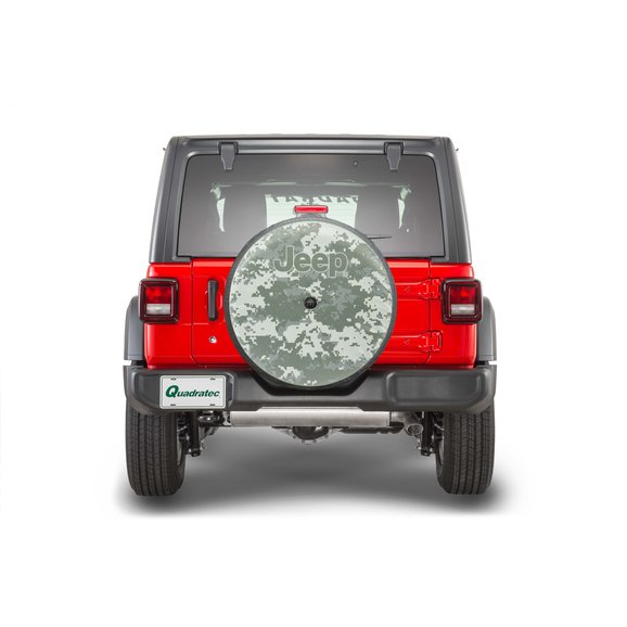Mopar Spare Tire Cover with Digital Camo Pattern Mopar 82215430 Spare Tire Cover with Digital Camo Pattern for 18-20 Jeep Wrangler JL