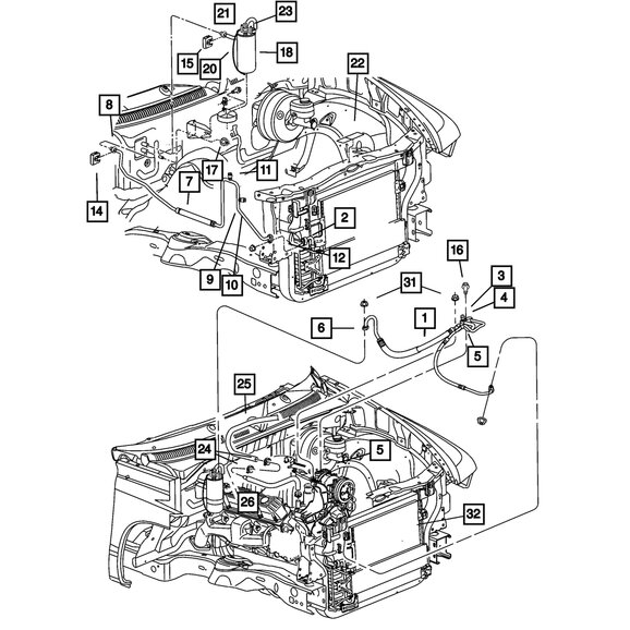 Mopar Air Conditioning Suction Line O-Ring Mopar 5012348AA Air Conditioning Suction Line O-Ring for 03-06 Jeep Wrangler TJ & 06-07 Liberty