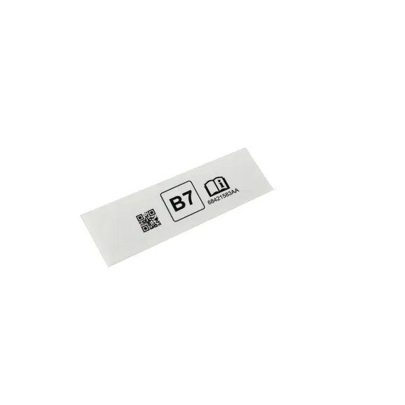 Mopar Diesel Fuel Label Mopar 68421583AA Diesel Fuel Label for 20-23 Jeep Wrangler JL 3.0L V6 - Diesel