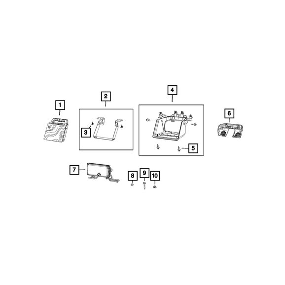 Mopar Forward Facing Camera Mopar 56029823AE Forward Facing Camera for 2020 Jeep Gladiator JT
