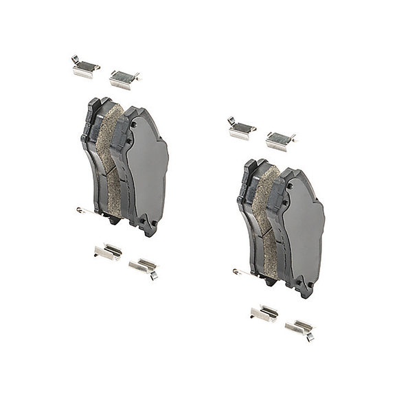 Mopar Front Disc Brake Pad Kit Mopar 68003701AB Front Disc Brake Pad Kit for 07-18 Jeep Wrangler JK