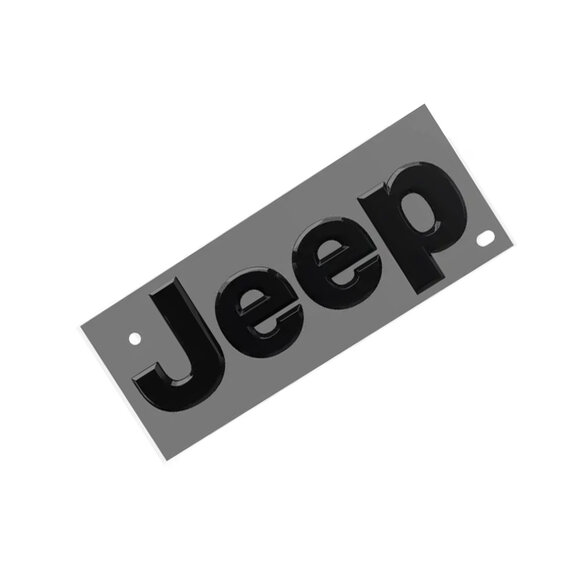 Mopar Front Fender "Jeep" Nameplate Mopar 68540635AA Front Fender "Jeep" Nameplate for 19-26 Jeep Wrangler JL & Gladiator JT