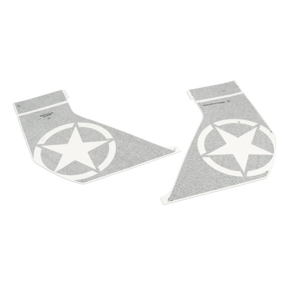 Mopar Army Star Body Side Graphic Mopar 82215598 Army Star Body Side Graphic for 2020 Jeep Gladiator JT