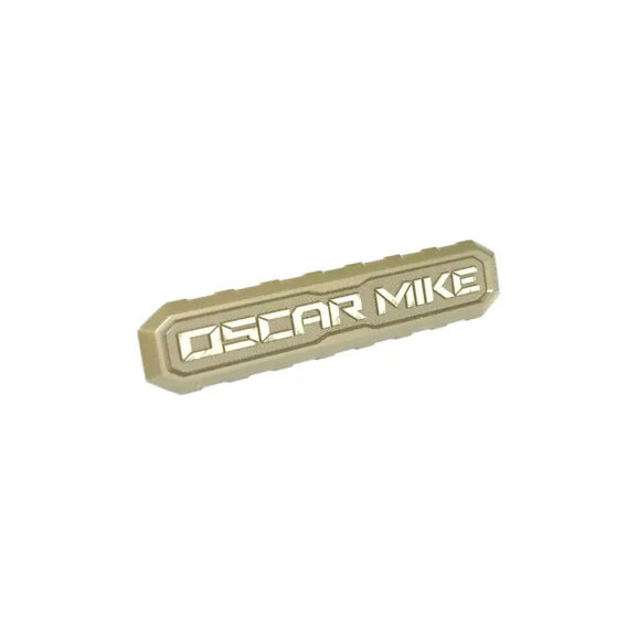Mopar NamePlate- Oscar Mike Mopar 68283393AA NamePlate- Oscar Mike for 16-18 Jeep Wranger JK
