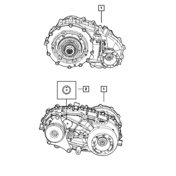 Mopar Np241 Transfer Case, Remanufactured Mopar R2123503AC Np241 Transfer Case, Remanufactured for 12-18 Jeep Wrangler JK