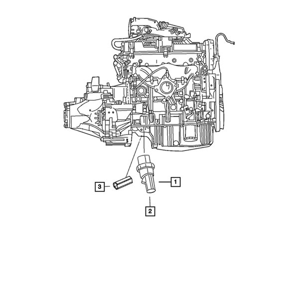 Mopar Oil Pressure Switch Package Mopar 68003360AA Oil Pressure Switch Package for 07-20 Jeep Compass/Patriot MK & MP with 2.0L L4, 2.4L L4 - Gas Engine