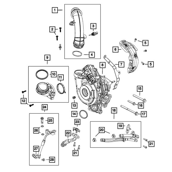 Mopar Seal Mopar 68486949AA Seal for 20-23 Jeep Wrangler JL & Gladiator JT
