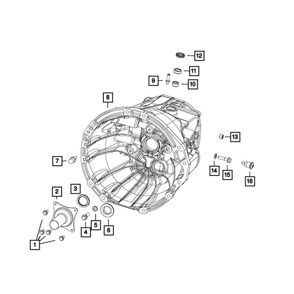 Mopar Shaft Retainer Mopar 68331248AB Shaft Retainer for 18-23 Jeep Wrangler JL