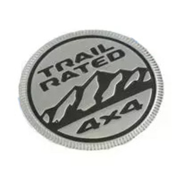 Mopar Front Fender "Trail Rated 4x4" Badge Mopar Front Fender "Trail Rated 4x4" Badge for 18-24 Jeep Wrangler JL & Gladiator JT