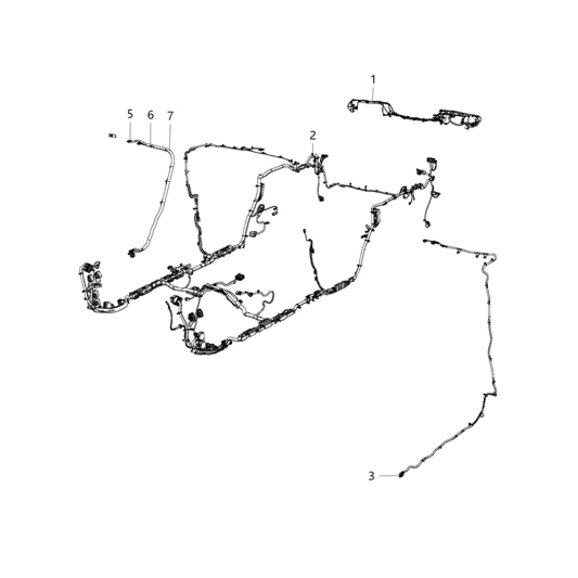 Mopar Washer Hose Mopar 68405505AA Washer Hose for 2018 Jeep Wrangler JL Rubicon, Sport, & Sport S