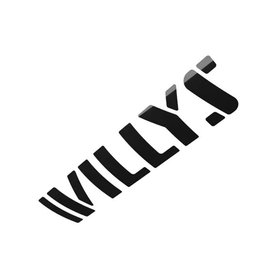 Mopar Willys Hood Decal Mopar 6ZX67RXFAA Willys Hood Decal for 20-26 Jeep Wrangler JL & Gladiator JT