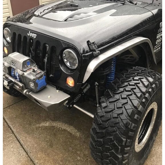 Motobilt Crusher 2" Front Fender Flares Motobilt MB1075-2 Crusher 2" Front Fender Flares for 07-18 Jeep Wrangler JK