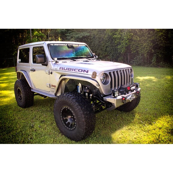 Motobilt Crusher Front Fender Flares Motobilt MB1101 Crusher Front Fender Flares for 18-26 Jeep Wrangler JL & Gladiator JT