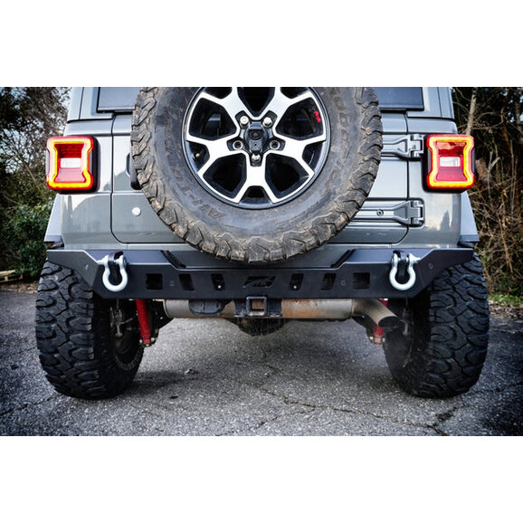 Motobilt Crusher Rear Bumper Motobilt MB1092 Crusher Rear Bumper for 18-26 Jeep Wrangler JL