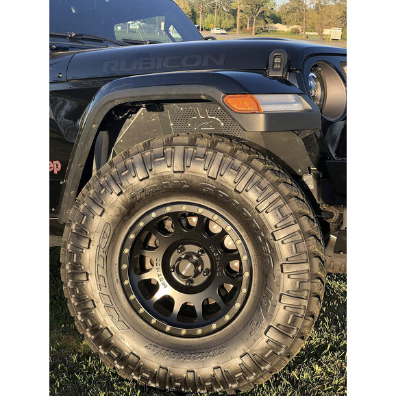Motobilt Front Inner Fenders Aluminum Motobilt MB1097 Front Inner Fenders Aluminum for 18-26 Jeep Wrangler JL & Gladiator JT