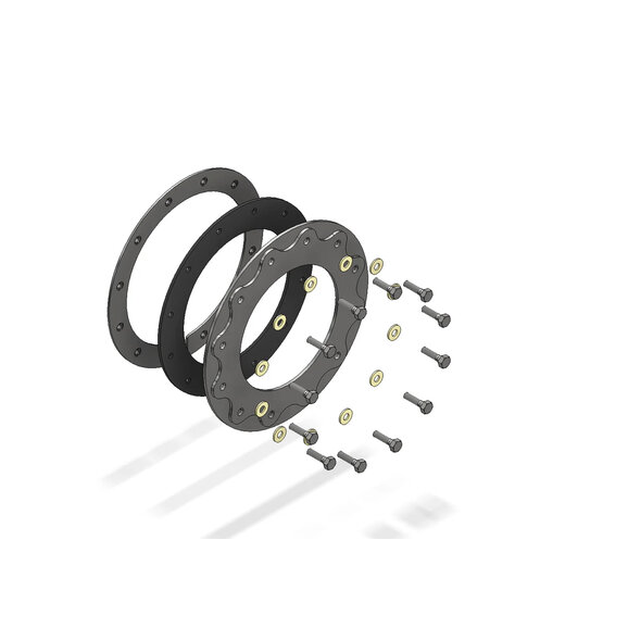 Motobilt Fuel Pump Clamping Ring Kit Motobilt MB5007 Fuel Pump Clamping Ring Kit for 97-18 Jeep Wrangler TJ & JK