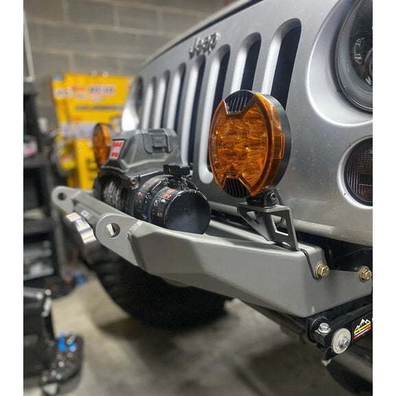 Motobilt Light Bracket Mounts Motobilt MB2157 Light Bracket Mounts for 07-26 Jeep Wrangler JK & JL with Tomahawk Bumper
