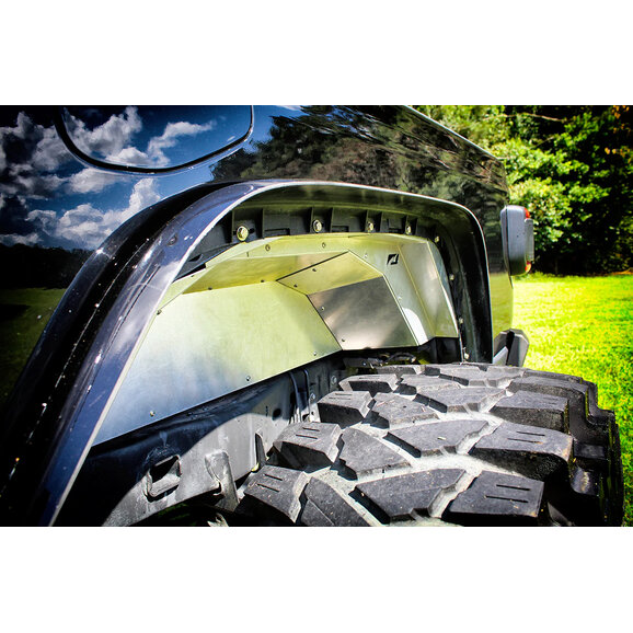 Motobilt Rear Aluminum Inner Fender Kit Motobilt MB1114 Rear Aluminum Inner Fender Kit for 20-26 Jeep Gladiator JT