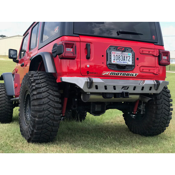 Motobilt Crusher Rear Bumper Motobilt MB1080 Crusher Rear Bumper for 18-26 Jeep Wrangler JL