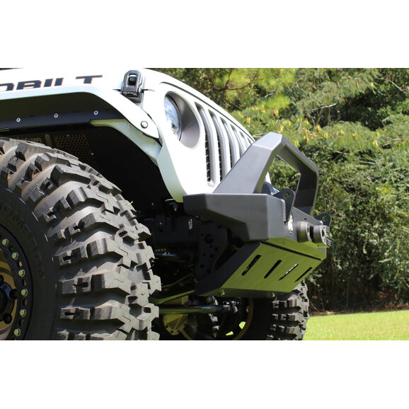 Motobilt Skid Plate Motobilt MB1201 Skid Plate for Jeep 18-26 Jeep Wrangler JL & Gladiator JT with a Crusher HD Front Bumper