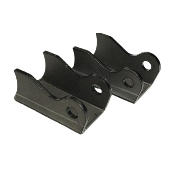 Motobilt Universal Formed Axle Tube Shock Brackets Motobilt MB2113 Universal Formed Axle Tube Shock Brackets for 76-06 Jeep CJ, Wrangler YJ & TJ