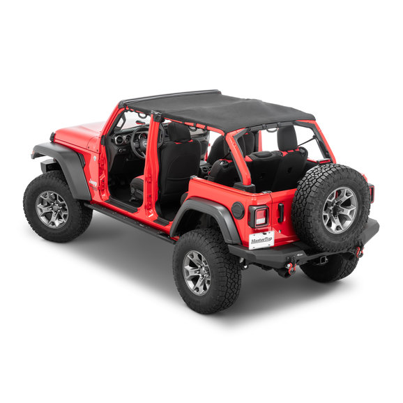 MasterTop Bimini Plus Top with Integrated Grab Handles MasterTop Bimini Plus Top with Integrated Grab Handles for 18-21 Jeep Wrangler JL Unlimited