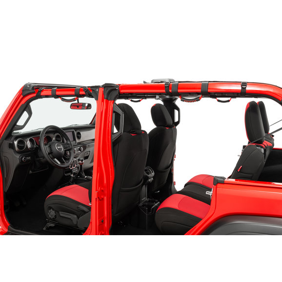 MasterTop Mesh Bimini Plus Top with Integrated Grab Handles for 1821