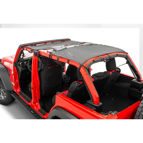 MasterTop Mesh Bimini Plus Top with Integrated Grab Handles for 1821