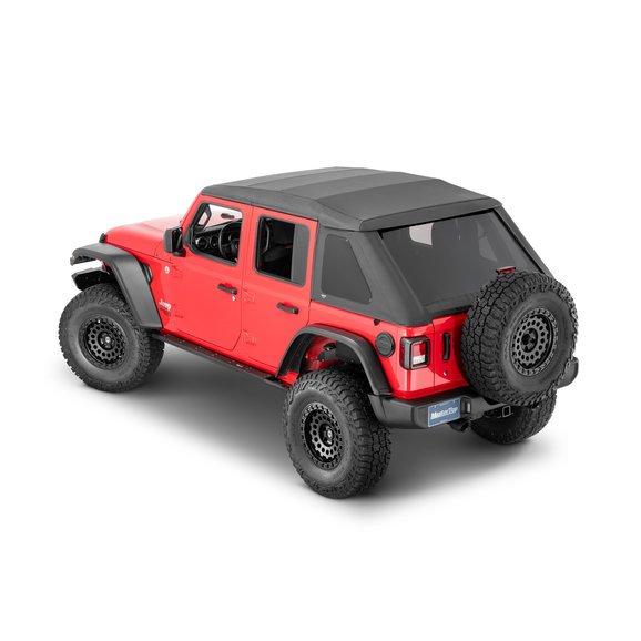 MasterTop  Fastback Soft Top for 18-25 Jeep Wrangler JL Unlimited