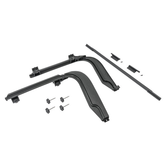 MasterTop Door Surround with Tailgate Bar Kit MasterTop 15420201 Door Surround with Tailgate Bar Kit for 97-06 Jeep Wrangler TJ & Wrangler Unlimited LJ