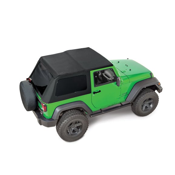 MasterTop  SkyMaster&reg; Frameless Fastback Fabric Only Replacement Soft Top for 07-18 Jeep Wrangler JK