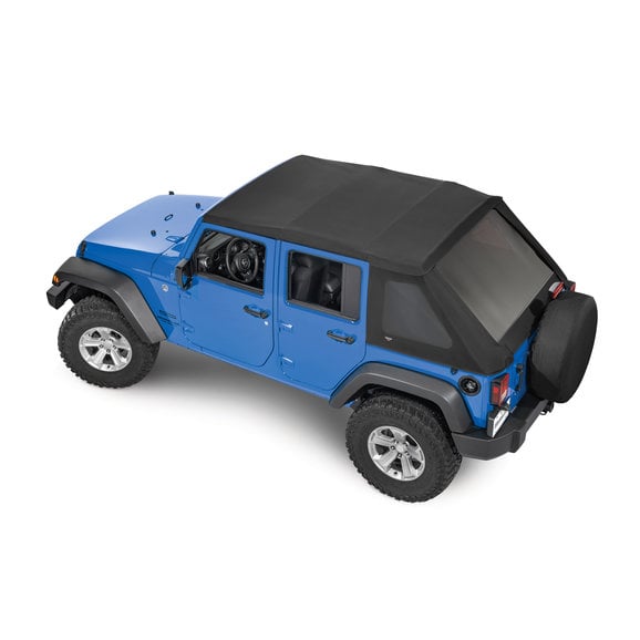 MasterTop SkyMaster® Frameless Fastback Soft Top MasterTop  SkyMaster® Frameless Fastback Soft Top for 07-18 Jeep Wrangler JK Unlimited