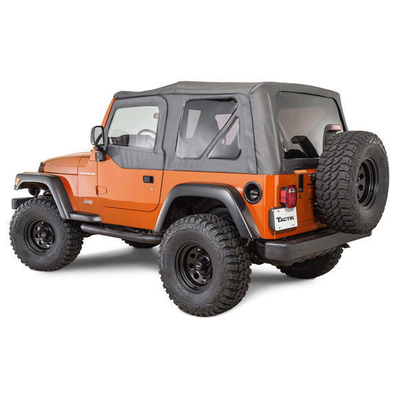 TACTIK Replacement Soft Top with Door Skins TACTIK  Replacement Soft Top with Door Skins for 97-06 Wrangler TJ