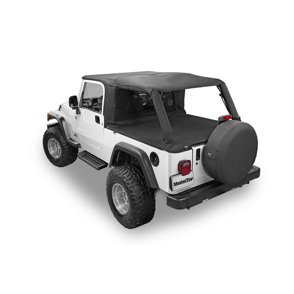MasterTop Ultimate Summer Combo in MasterTwill Fabric MasterTop 14810024 Ultimate Summer Combo in MasterTwill Fabric for 04-06 Jeep Wrangler Unlimited LJ