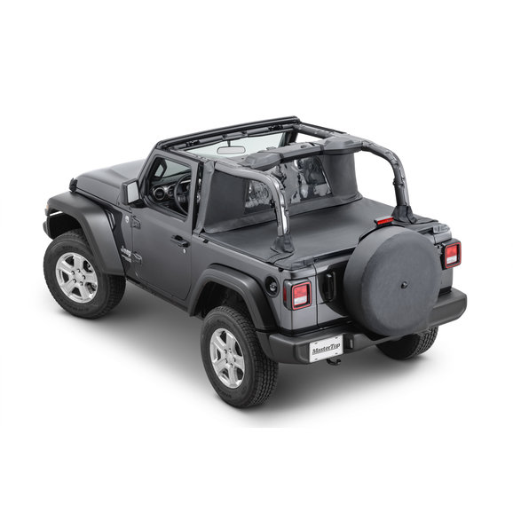MasterTop Wind Stopper & Tonneau Cover Combo Kit MasterTop Wind Stopper & Tonneau Cover Combo Kit for 18-23 Jeep Wrangler JL 2-Door