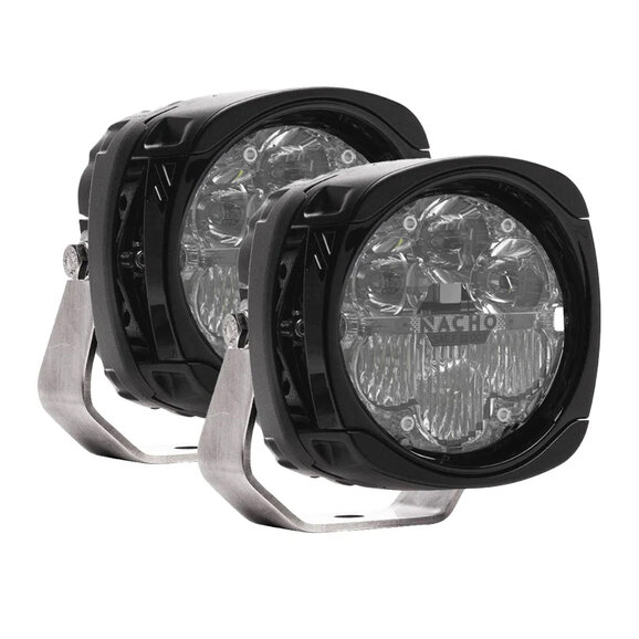 Nacho Offroad Lighting Quatro 4" SAE Fog/Spot LED Lights Nacho Offroad Lighting PM461 Quatro 4" SAE Fog/Spot LED Lights