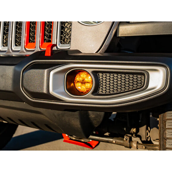 Nacho Offroad Lighting Quatro Fog Mount Brackets Nacho Offroad Lighting Quatro Fog Mount Brackets for 07-24 Jeep Wrangler JK, JL & Gladiator JT