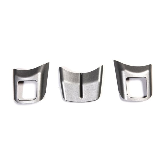 Rugged Ridge Steering Wheel Spoke Accents Rugged Ridge Steering Wheel Spoke Accents for 11-18 Jeep Wrangler JK